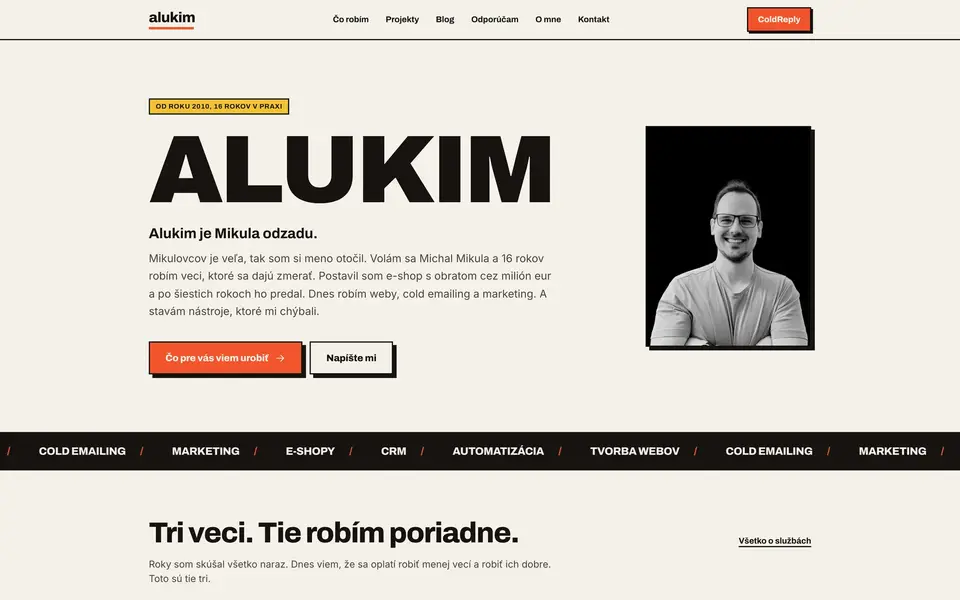 Web Alukim.sk