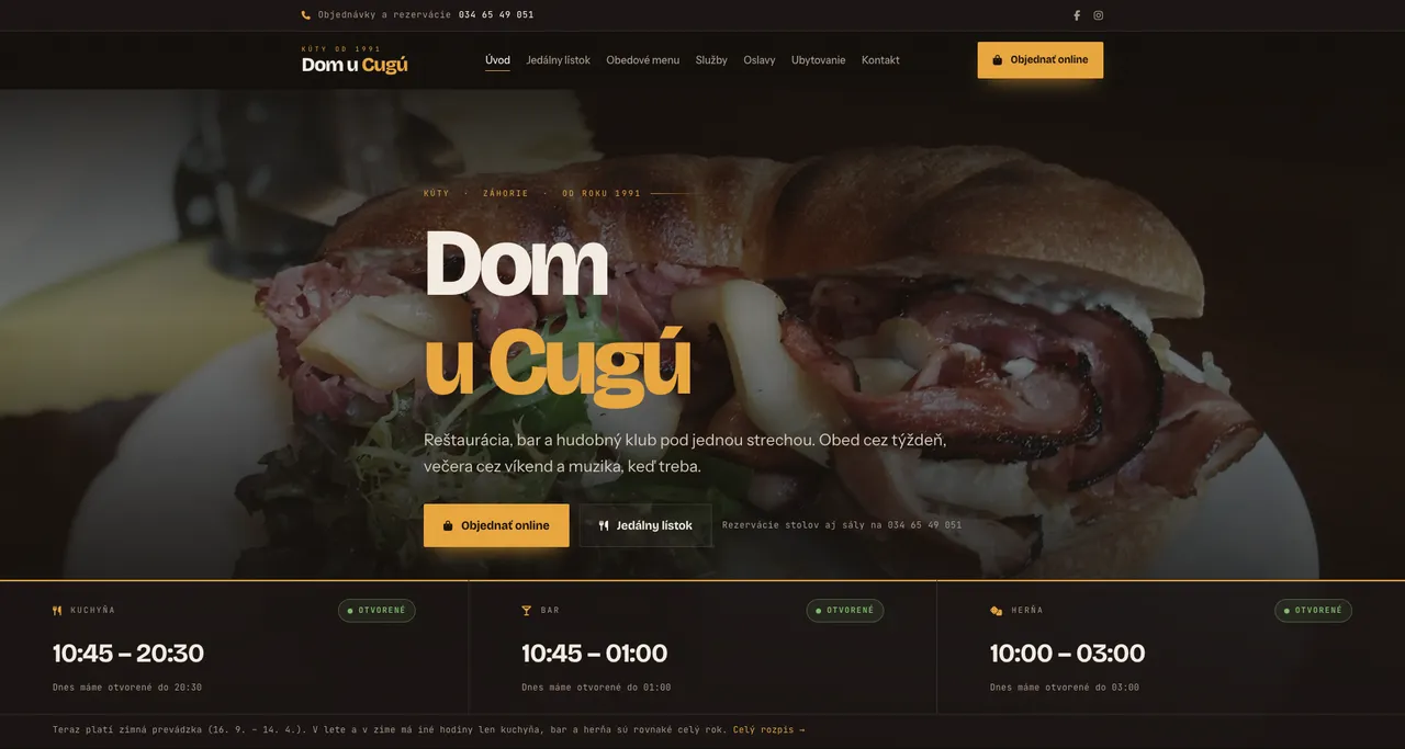 Web Dom u Cugú