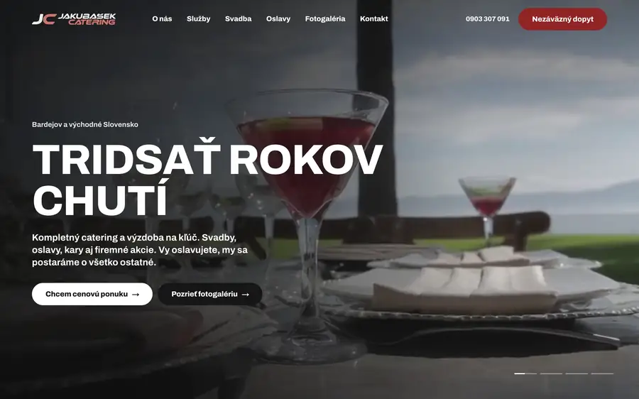 Web Catering Jakubašek