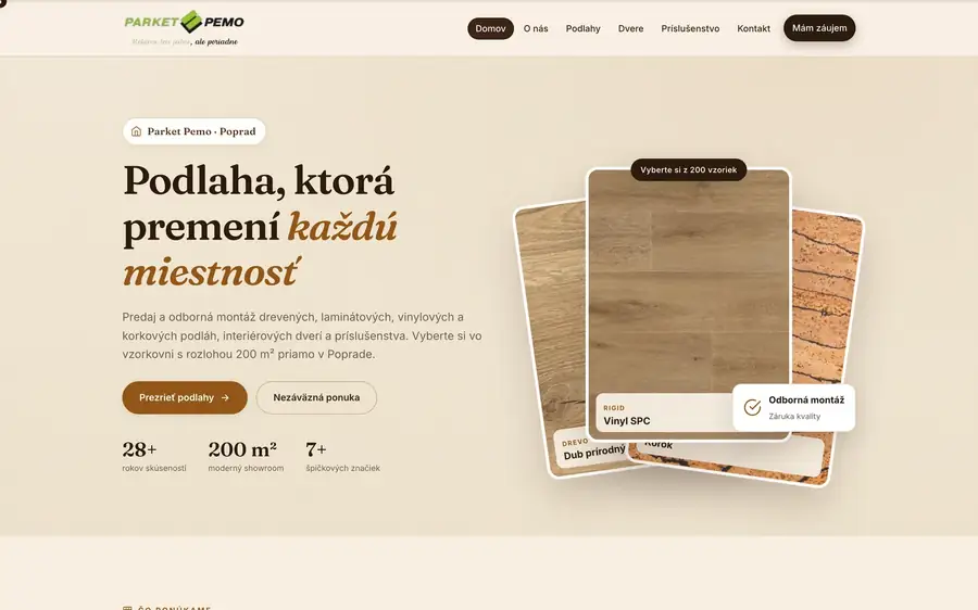 Web Parket PEMO